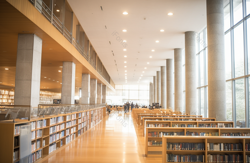 城市建筑敞亮的图书馆大场景,高清,摄影图,摄影图片,图片大全,摄影图免费下载